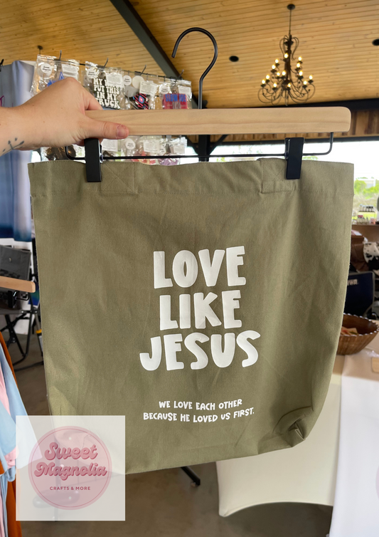 Love Like Jesus Tote Bag