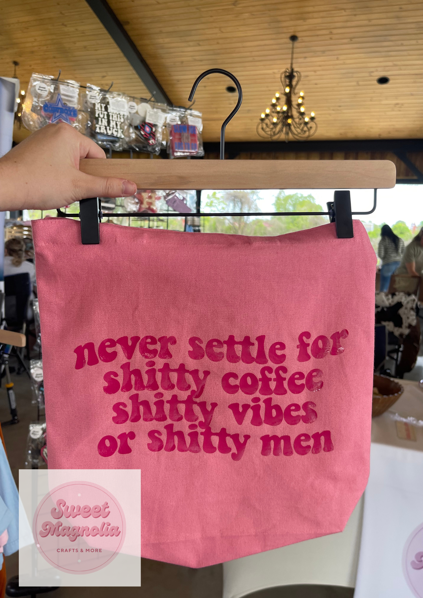 Never Settle Tote Bag