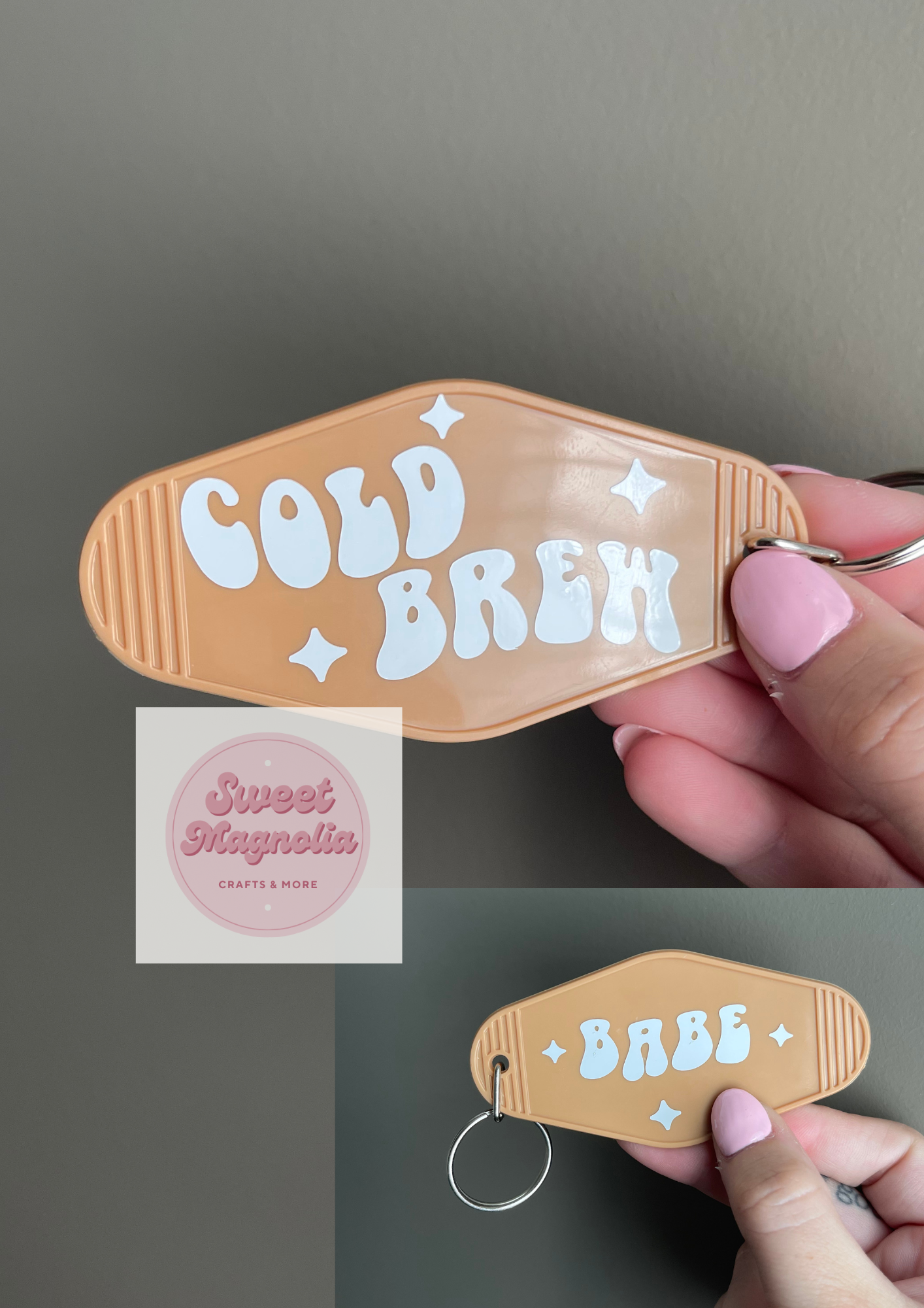 Cold Brew Babe Keychain