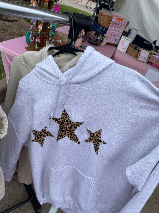 Hand Stitched Star Hoodie